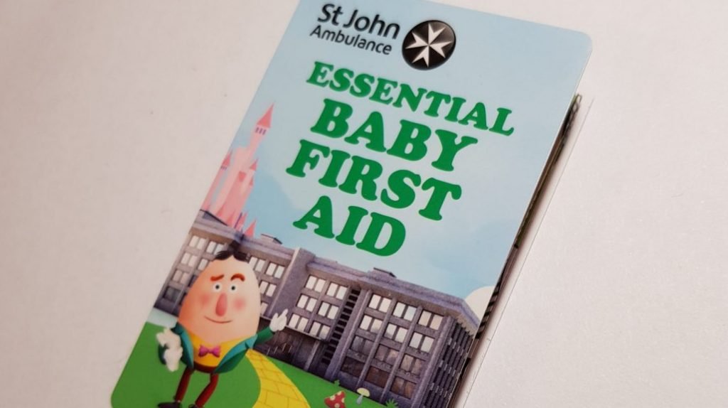 Image of St Johns Ambulance free baby first aid guide