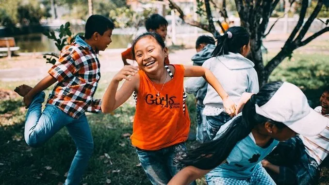Children playing Article promoting National Childhood Day