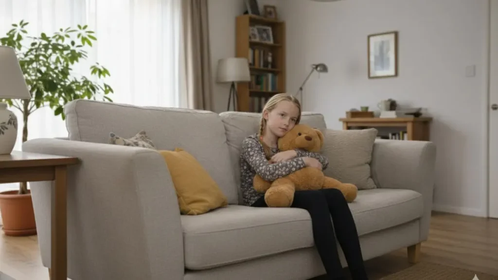 Child calming after emotional overwhelm